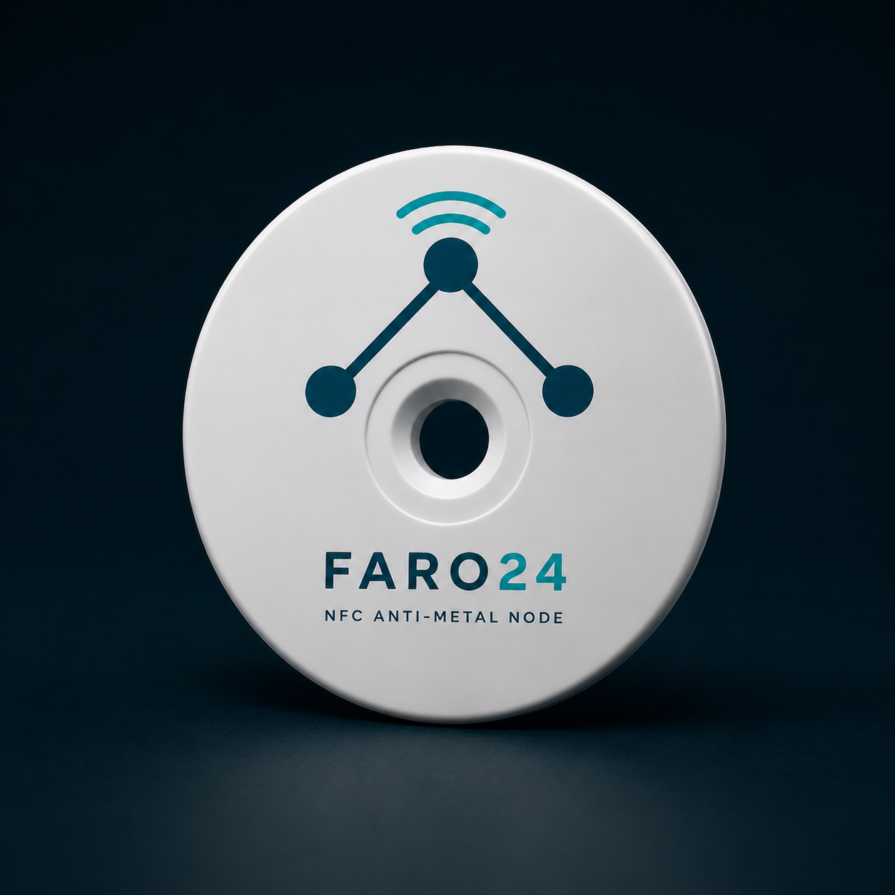 Nodo NFC Faro24 para validación en terreno.